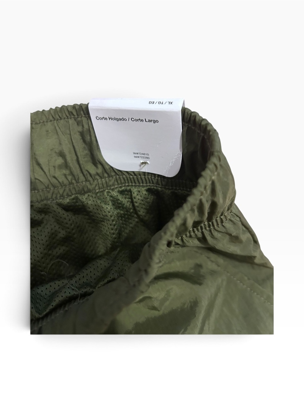 Nike Women's Olive Cargo Joggers with White Logo - Picture 6 of 6